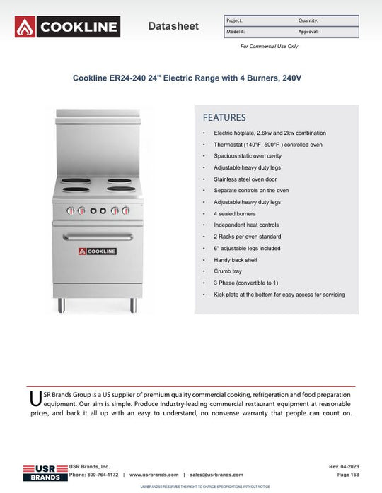 Spec Sheet