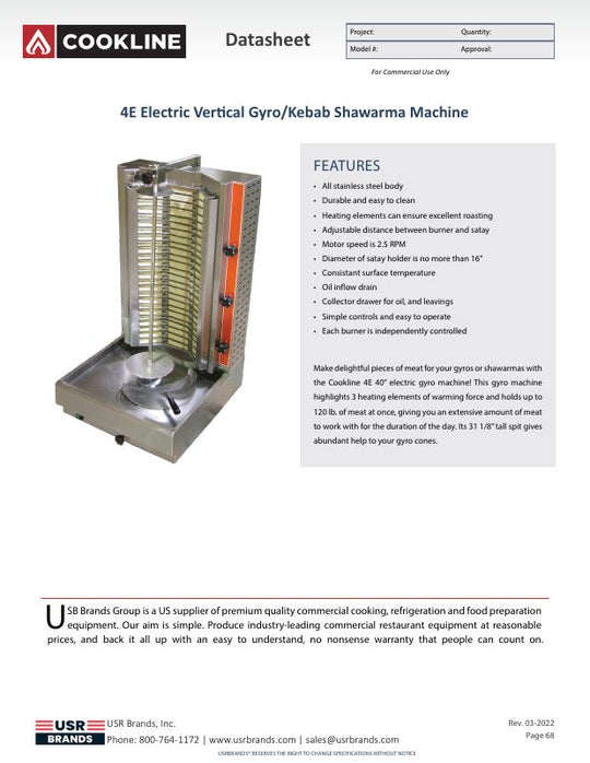 Spec Sheet