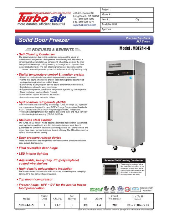 Spec Sheet