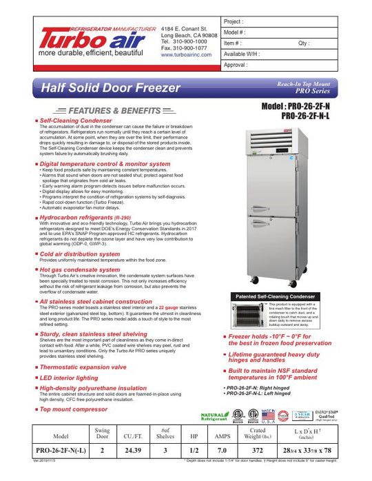 Spec Sheet