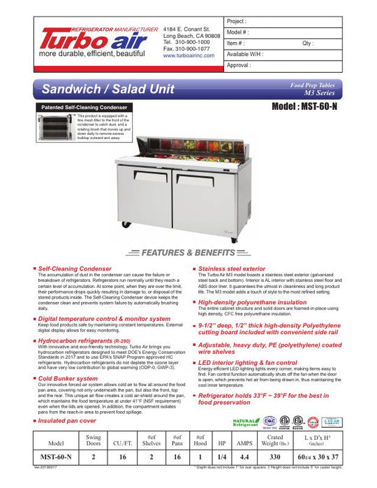 Spec Sheet