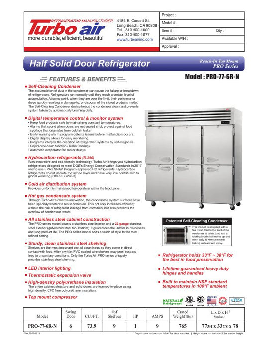 Spec Sheet