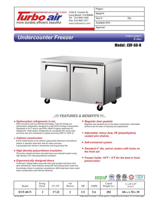 Spec Sheet