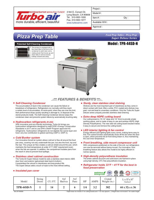Spec Sheet