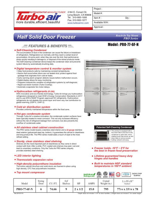 Spec Sheet
