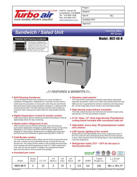 Spec Sheet