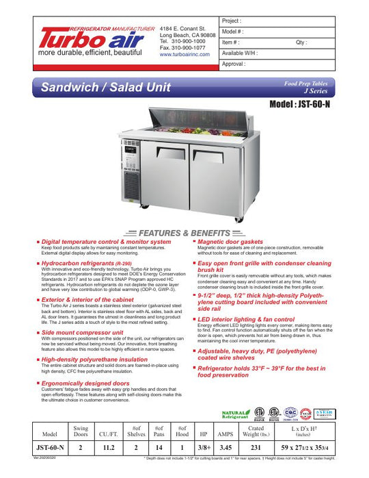 Spec Sheet