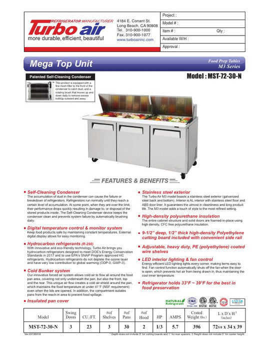 Spec Sheet