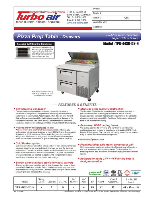 Spec Sheet