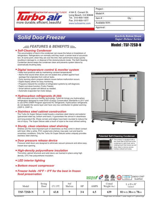 Spec Sheet