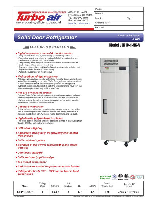 Spec Sheet