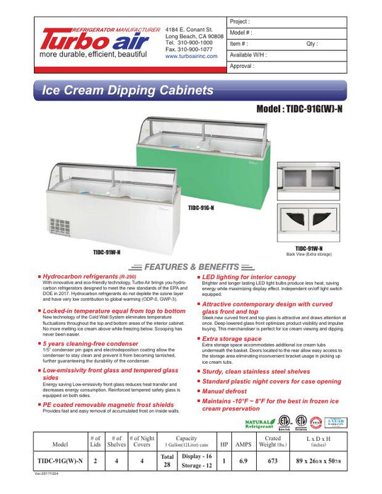Spec Sheet