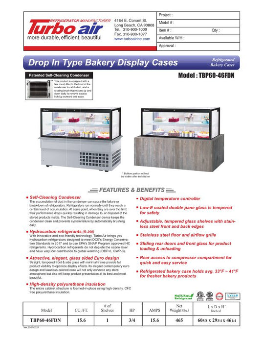 Spec Sheet