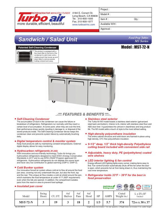 Spec Sheet