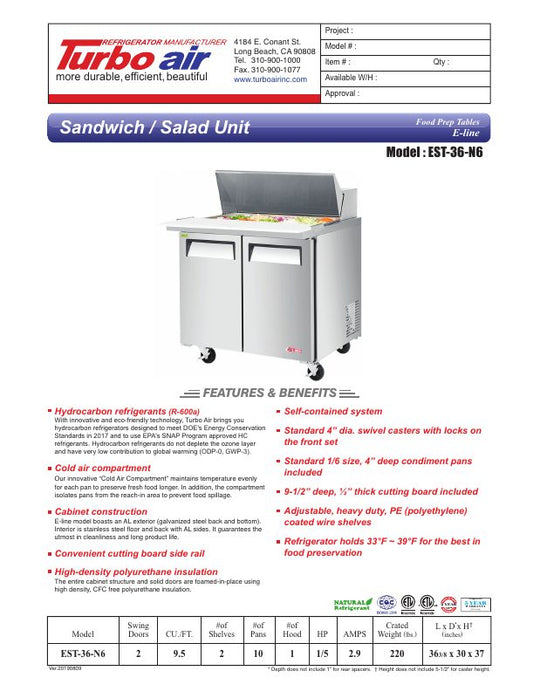 Spec Sheet