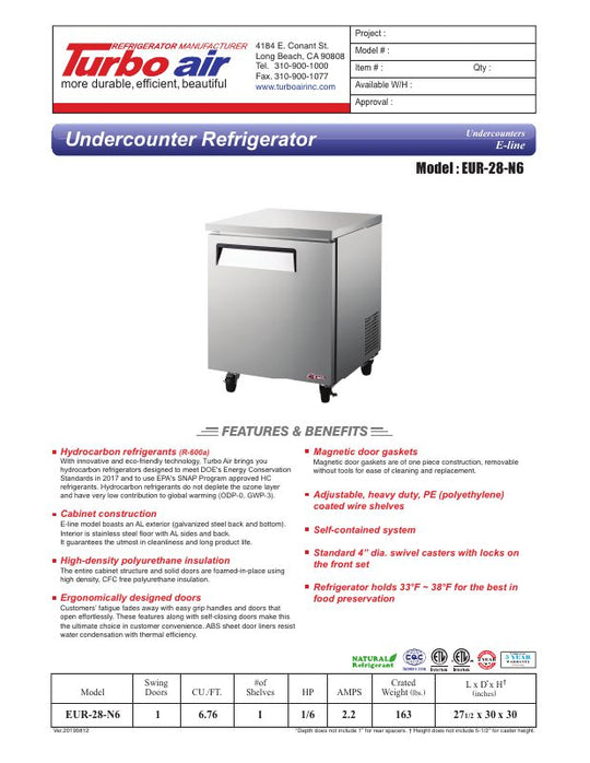 Spec Sheet