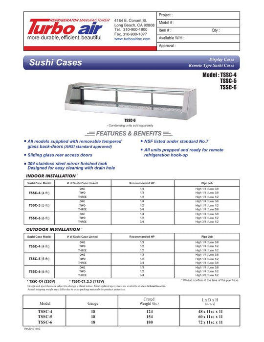 Spec Sheet