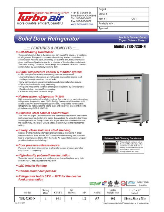 Spec Sheet