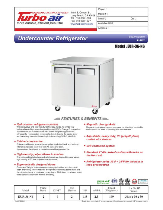 Spec Sheet