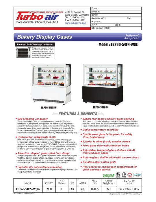 Spec Sheet