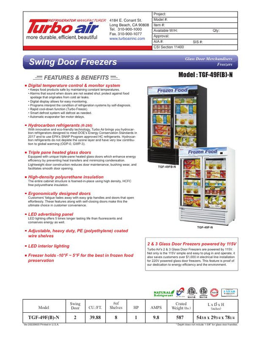 Spec Sheet