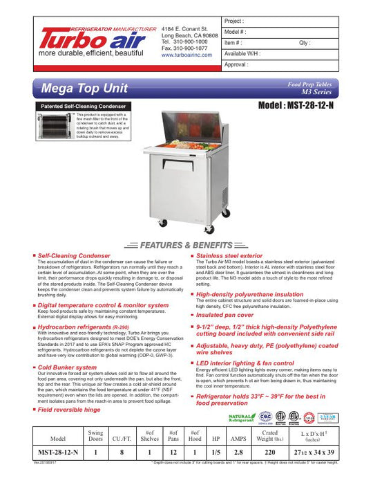 Spec Sheet
