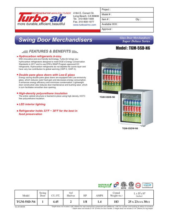 Spec Sheet