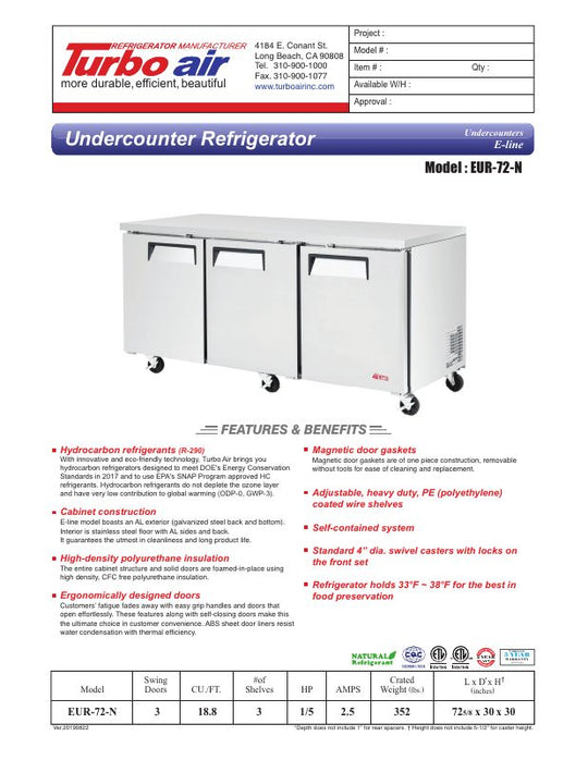 Spec Sheet
