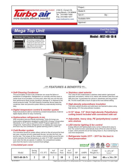 Spec Sheet