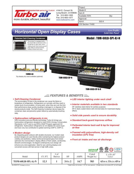 Spec Sheet