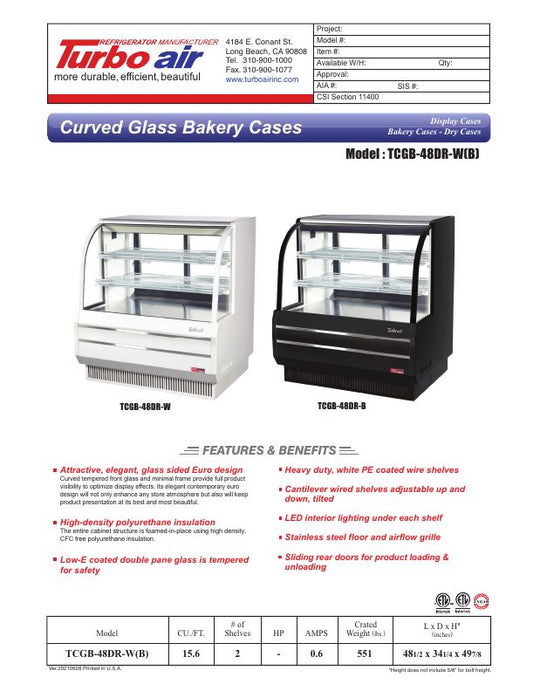 Spec Sheet