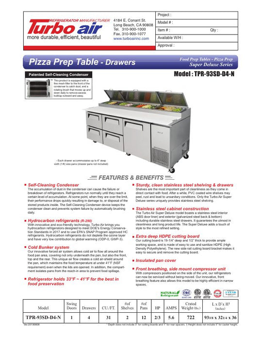 Spec Sheet