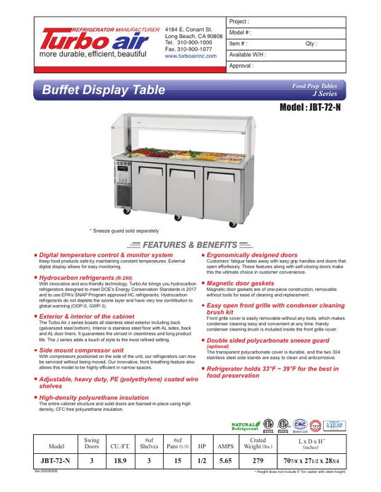 Spec Sheet