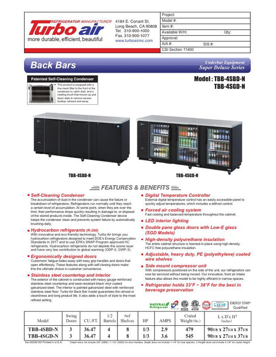 Spec Sheet