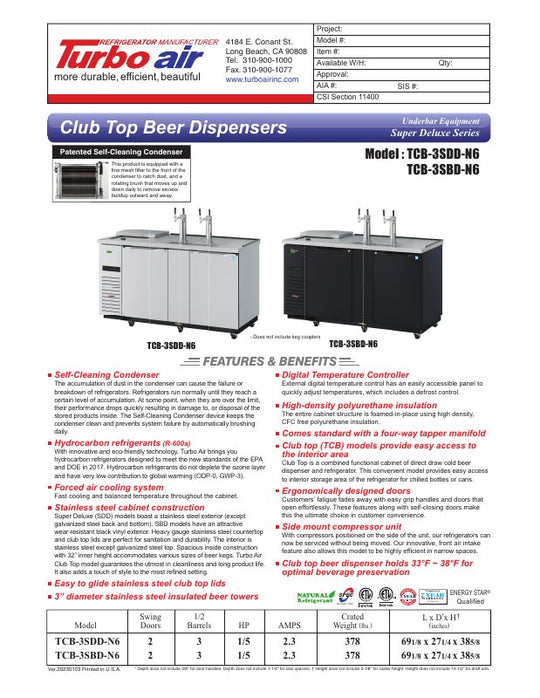 Spec Sheet