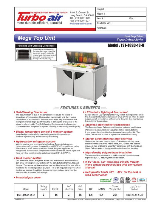 Spec Sheet
