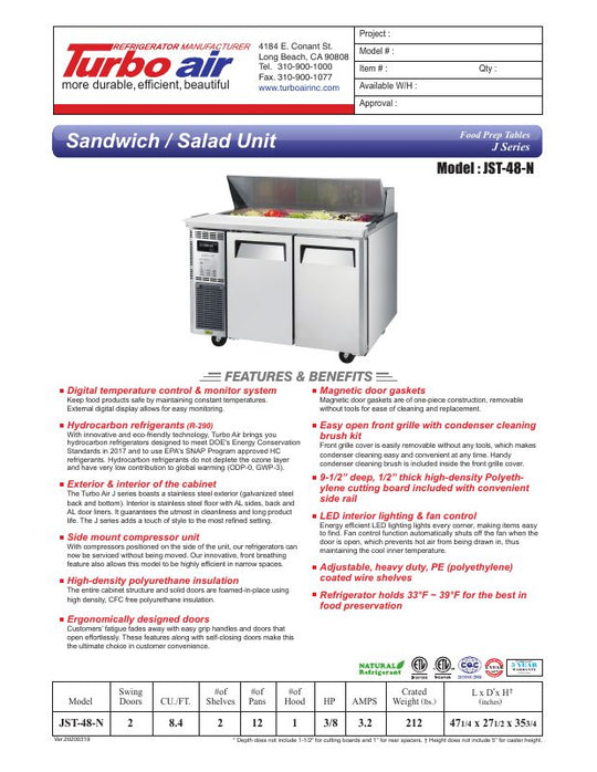 Spec Sheet