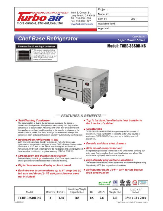Spec Sheet