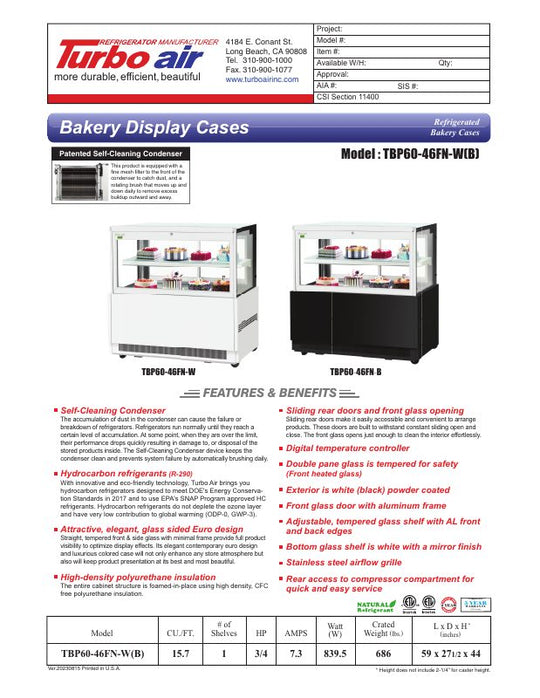 Spec Sheet
