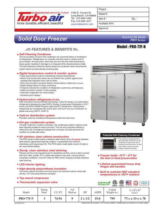 Spec Sheet