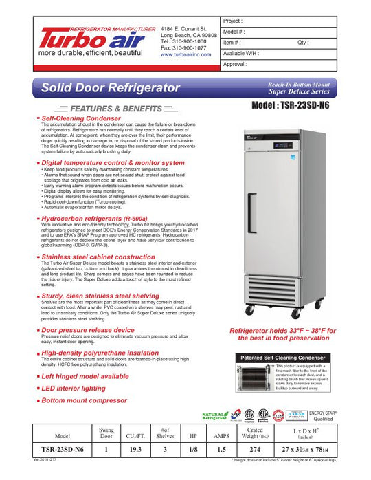 Spec Sheet