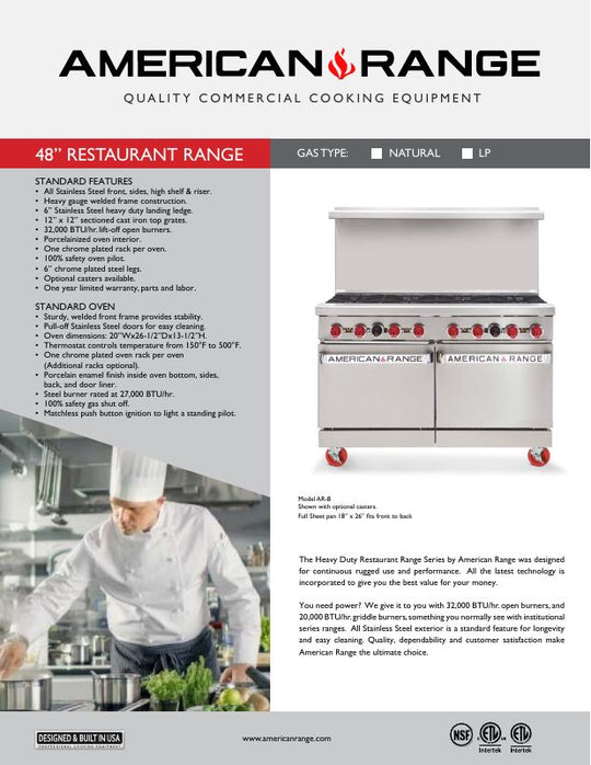 Spec Sheet