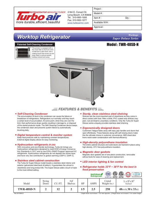 Spec Sheet