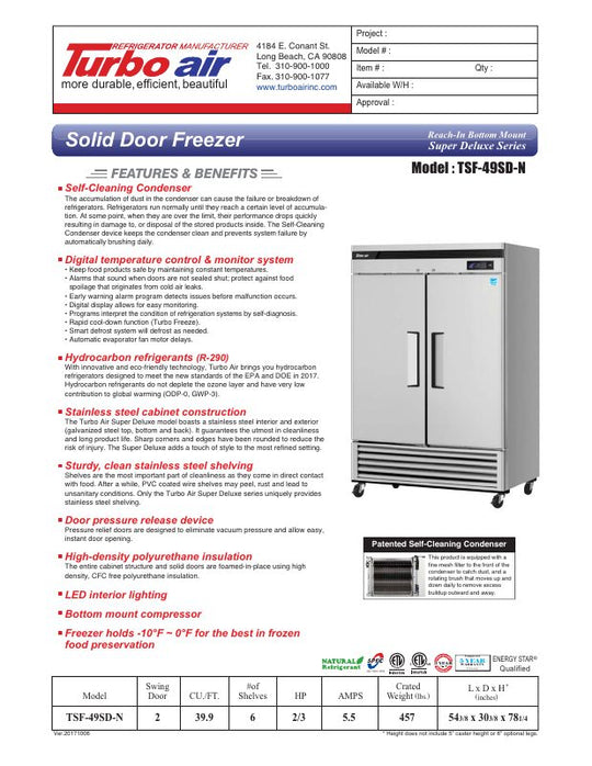 Spec Sheet