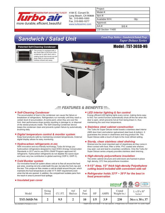 Spec Sheet