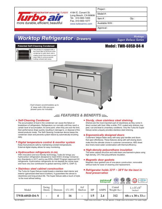 Spec Sheet