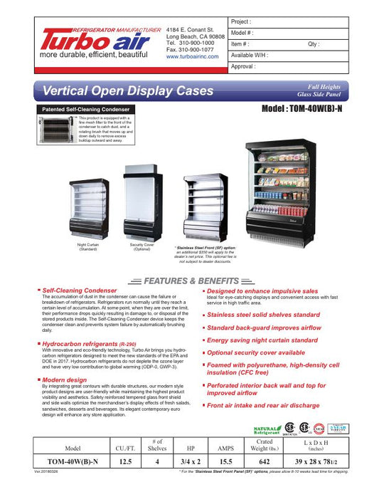 Spec Sheet