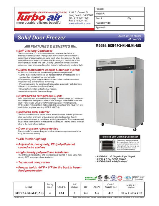 Spec Sheet