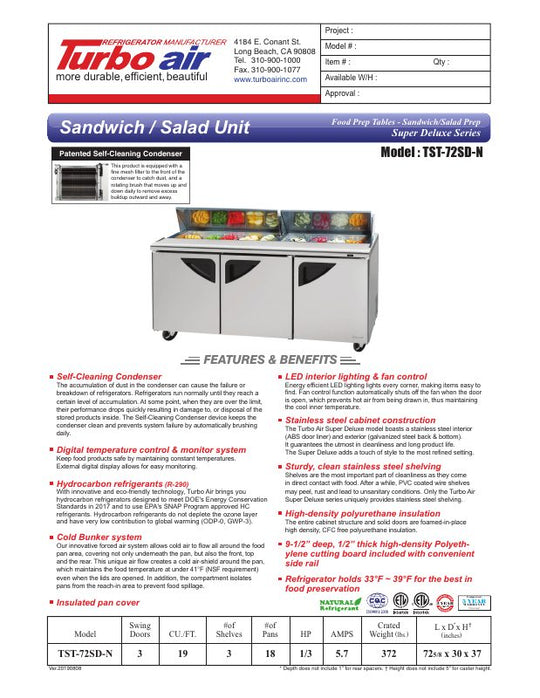 Spec Sheet