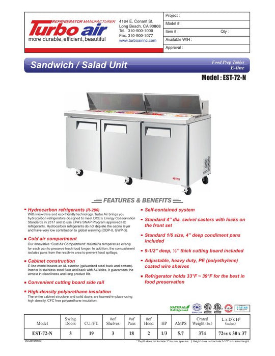 Spec Sheet